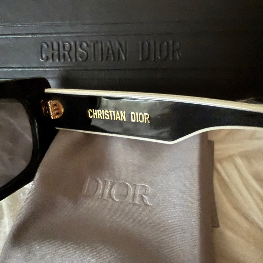 Diorpacific Black Rectangular Sunglasses - image 8